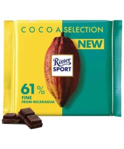 شکلات تلخ ریتر اسپرت 61% Ritter Sport 61% Fine Dark Chocolate