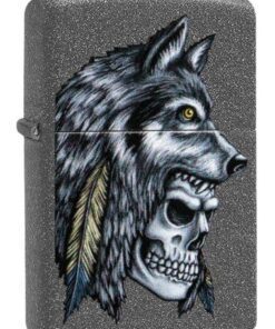 فندک زیپو Zippo 29863 (Wolf Skull Feather Desi) 6 خرید فندک زیپو Zippo 29863 (Wolf Skull Feather Desi)