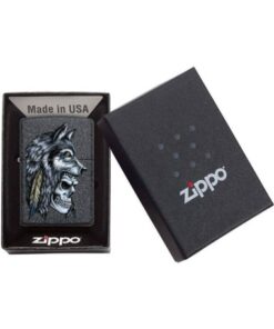 فندک زیپو Zippo 29863 (Wolf Skull Feather Desi) 8 خرید فندک زیپو Zippo 29863 (Wolf Skull Feather Desi)