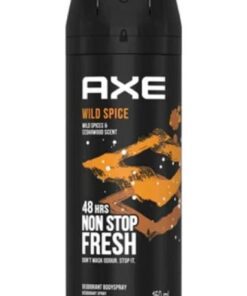 اسپری خوشبوکننده و ضد تعریق بدن مردانه اکس ادویه ای 150میل 48 ساعته Axe Wild Spice Body Spray 3 قیمت خرید اسپری خوشبوکننده و ضد تعریق بدن مردانه اکس ادویه ای 150 میل 48 ساعته Axe Wild Spice Body Spray