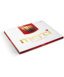 شکلات کادویی مرسی قرمز میکس 7 طعم 400گرمی Merci Finest Milk & Dark Chocolate Box 17 شکلات کادویی مرسی قرمز میکس 7 طعم 400گرمی Merci Finest Milk & Dark Chocolate Box