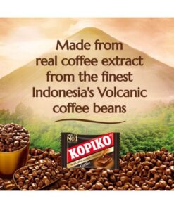 آبنبات قهوه کوپیکو 175 گرمی 50عددی Kopiko Coffee Candy 8 آبنبات قهوه کوپیکو 175 گرمی 50عددی Kopiko Coffee Candy