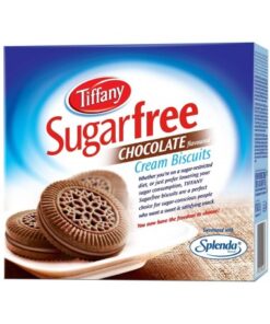 قیمت خرید بیسکویت رژیمی بدون شکر و کرم دار شکلاتی تیفانی 162 گرمی Tiffany Sugar Free Chocolate Cream Biscuits