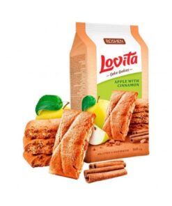 کیک کوکی لاویتا روشن با طعم سیب و دارچین 168 گرمی Roshen Lovita Cake cookies Apple with Cinnamon Flavor 3 کیک کوکی لاویتا روشن با طعم سیب و دارچین 168 گرمی Roshen Lovita Cake cookies Apple with Cinnamon Flavor