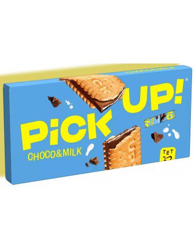 بیسکویت شکلات و شیر پیکاپ 28 گرمی Pick Up Choco & Milk Biscuit 1 خرید بیسکویت شکلات و شیر پیکاپ 28 گرمی Pick Up Choco & Milk Biscuit