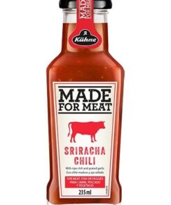 سس چیلی تند سیراچا مخصوص گوشت کوهنه 235 میل Kuhne Made for Meat Sriracha Hot Chili Sauce 5 سس چیلی تند سیراچا مخصوص گوشت کوهنه 235 میل Kuhne Made for Meat Sriracha Hot Chili Sauce