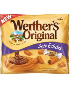 خرید تافی وردرز اریجنال اکلر (خامه ای) نرم 100 گرمی Werther’s Original Soft Eclairs
