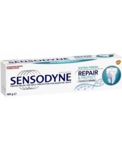 خمیردندان سنسوداین ترمیم کننده دندان اکسترا فرش 75 میل Sensodyne Repair and Protect Extra Fresh Toothpaste 3 خمیردندان سنسوداین ترمیم کننده دندان اکسترا فرش 75 میل Sensodyne Repair and Protect Extra Fresh Toothpaste