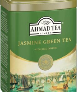 چای سبز جاسمین (یاس) احمد قوطی فلزی 100 گرمی Ahmad Jasmine Green Tea