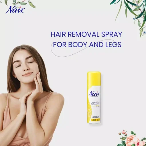 اسپری موبر نیر با رایحه لیمو 200 میل Nair Hair Remover Lemon Fragrance Spray