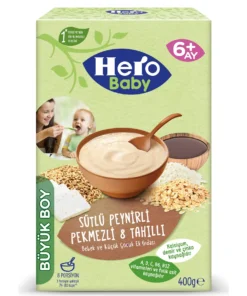 قیمت خرید فروش سرلاک هرو بیبی با غلات و شیر 200 گرمی Hero Baby Sutlu Peynirli Pekmezli 8 Tahilli
