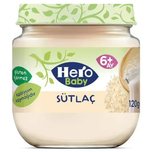 قیمت خرید فروش غذای کمکی کودک (پوره) شیر و برنج هرو بیبی 125 گرمی Hero Baby Sutlac puresi