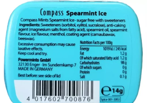 Compass Fresh Mints Spear Mint Ice
