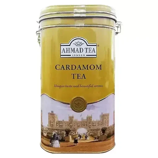 قیمت خرید فروش چای سیاه احمد با طعم هل قوطی فلزی 450 گرمی Ahmad Tea Cardamom Tea