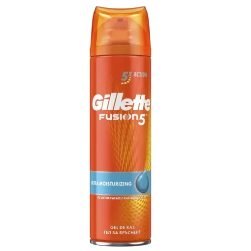 قیمت خرید فروش ژل اصلاح صورت فیوژن 5 ژیلت رطوبت رسان 200 میل Gillette Fusion 5 Ultra Moisturising Shaving Gel