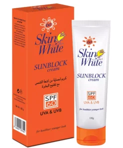 قیمت خرید فروش کرم ضد آفتاب اسکین وایت 100 گرمی Skin White Sunblock Cream SPF60