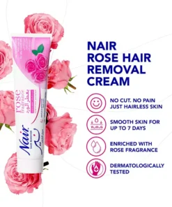 کرم موبر نیر با رایحه گل رز 110 گرمی Nair Hair Remover Rose Fragrance
