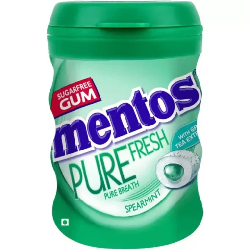 قیمت خرید فروش آدامس منتوس بدون شکر با طعم نعنا سبز 60 گرمی Mentos Pure Fresh Green Mint Aroma