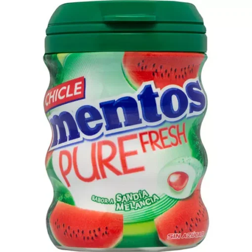 قیمت خرید فروش آدامس منتوس بدون شکر با طعم هندوانه 60 گرمی Mentos Pure Fresh Watermelon Aroma
