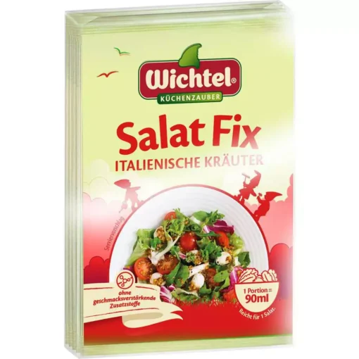 ادویه سالاد ویشتل آلمان با طعم سبزیجات ایتالیایی بسته 5عددی (50 گرم) Wichtel Salat Fix Italienische Krauter