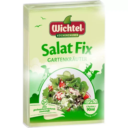 ادویه سالاد ویشتل آلمان با طعم سبزیجات باغچه ای بسته 5عددی (50 گرم) Wichtel Salat Fix Gartenkrauter
