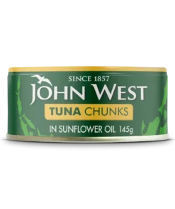 قیمت خرید فروش تن ماهی جان وست با روغن آفتابگردان 132 گرمی John West Tuna Chunks in Sunflower Oil