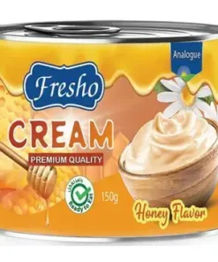 قیمت خرید فروش خامه طعم دار فریشو عسلی 150 گرمی Fresho Cream Honey Flavor