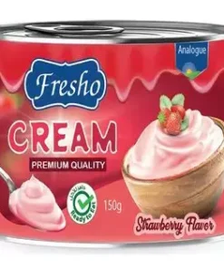 قیمت خرید فروش خامه فریشو با طعم توت فرنگی 150 گرمی Fresho Cream Strawberry Flavor