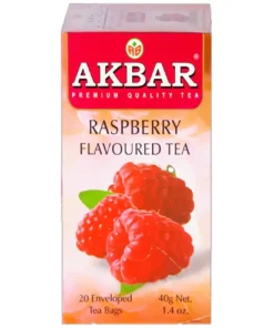 قیمت خرید فروش دمنوش اکبر با طعم تمشک- 20 عددی Akbar Raspberry Flavored Tea