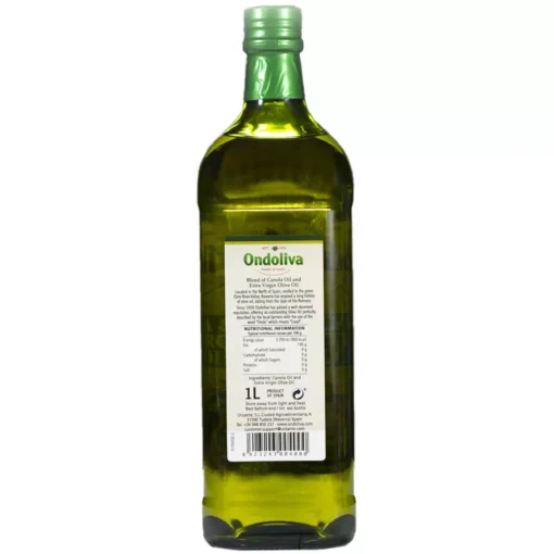 روغن زیتون فرابکر و کانولا اسپانیایی اندولیوا 1 لیتری Ondoliva Canola & Extra Virgin Olive Oil