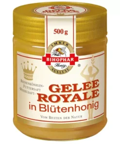 قیمت خرید فروش عسل ژل رویال بیهوفار آلمان 500گرمی Bihophar Gelee Royale in bluetenhonig