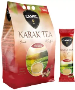 قیمت خرید فروش چای کرک کمل با طعم ماسالا 500 گرم 25 عدد Camel Karak Tea Masala