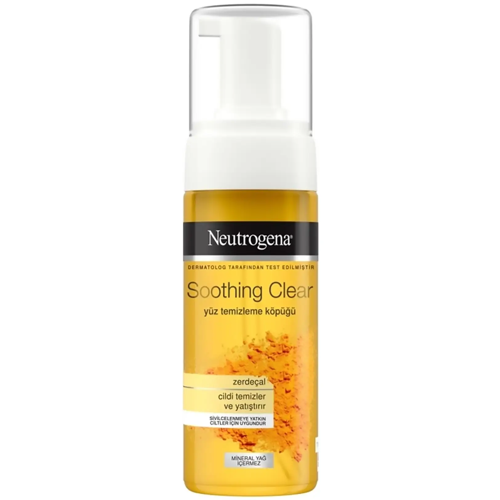فوم شستشوی صورت نوتروژینا حاوی عصاره زردچوبه 150 میل Neutrogena Soothing Clear Facial Cleansing Foam 1 قیمت خرید فروش استیک وزگیر مو حاوی روغن آرگان لایتنس 75 Lightness Wax Stick