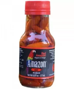 قیمت خرید فروش ترشی فلفل قرمز تند آمازون 177میل Amazon Red Peppers in Vinegar