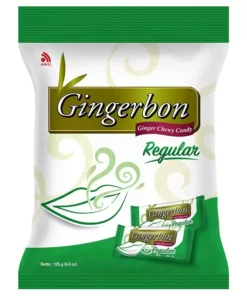 خرید پاستیل زنجبیلی جینجربون ساده Gingerbon Ginger Chewy Candy Regular