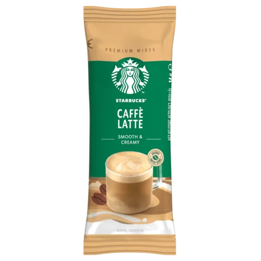 قیمت خرید فروش کافی میکس استارباکس کافی لاته تکی 22گرمی Starbucks Caffe Latte