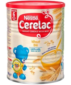 سرلاک نستله گندم و شیر قوطی 400 گرمی Nestle Cerelac Infant Cereals with Milk