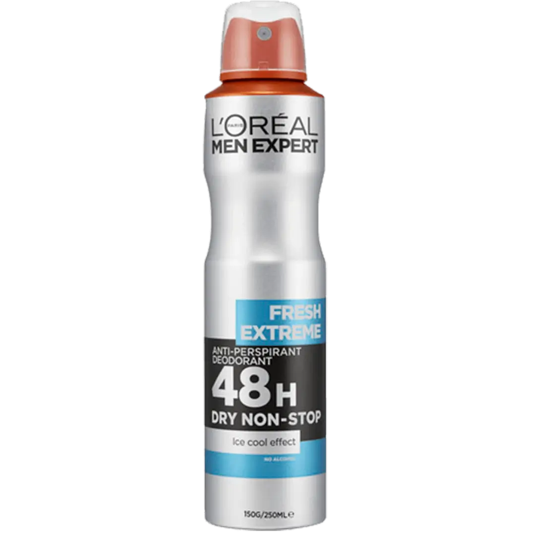 اسپری ضد تعریق مردانه لورال من اکسپرت مدل فرش اکستریم 48 ساعته - 250 میل Loreal Men Expert Fresh Extreme 1 قیمت خرید فروش اسپری ضد تعریق مردانه لورال من اکسپرت مدل فرش اکستریم 48 ساعته - 250 میل Loreal Men Expert Fresh Extreme