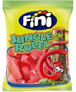 خرید پاستیل شکری فینی لوله ای جنگلی 90 گرمی Fini Jungle Ropes
