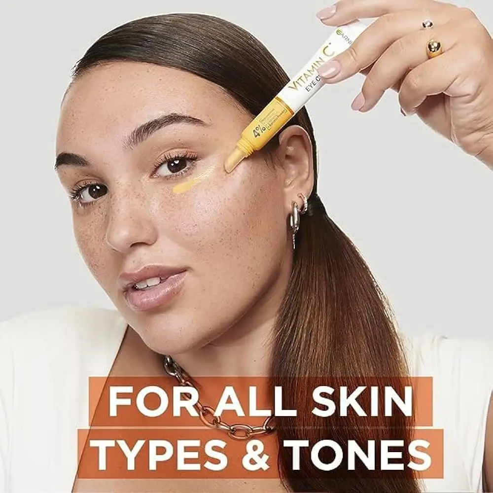 کرم دور چشم ویتامین C گارنیه (گارنیر) 15 میل Garnier Skin Naturals Vitamin C Brightening Eye Cream 2 کرم دور چشم ویتامین C گارنیه (گارنیر) 15 میل Garnier Skin Naturals Vitamin C Brightening Eye Cream