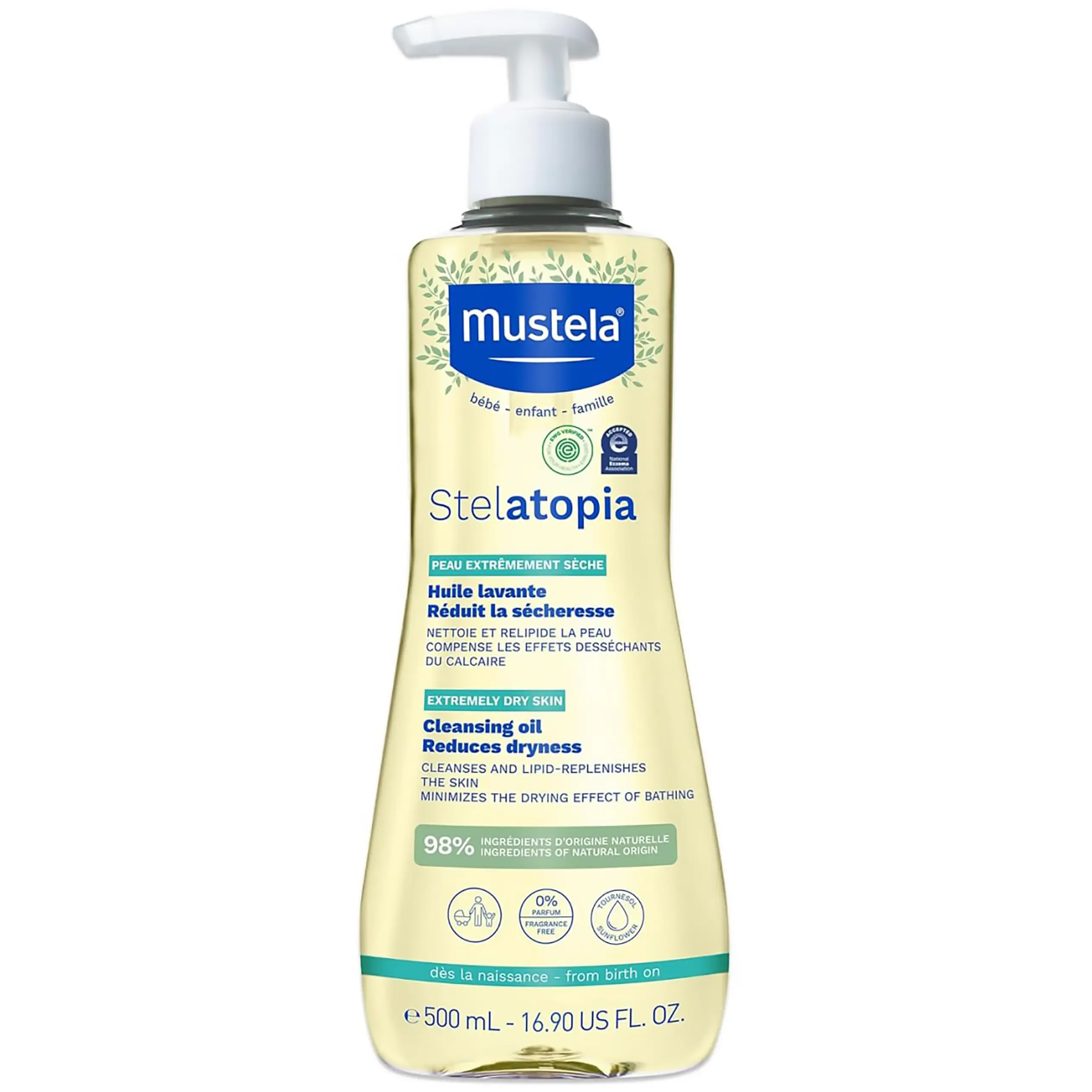روغن نرم کننده بدن نوزاد و کودک موستلا مدل استلاتوپیا 500 میل Mustela Stelatopia 2 قیمت خرید فروش روغن نرم کننده بدن نوزاد و کودک موستلا مدل استلاتوپیا 500 میل Mustela Stelatopia