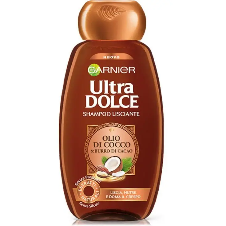 شامپو مغذی و نرم کننده مو اولترا دولچه گارنیه حاوی روغن نارگیل 300 میل GARNIER ultra dolce shampoo olio di Cocco 1 قیمت خرید شامپو مغذی و نرم کننده مو اولترا دولچه گارنیه حاوی روغن نارگیل 300 میل GARNIER ultra dolce shampoo olio di Cocco