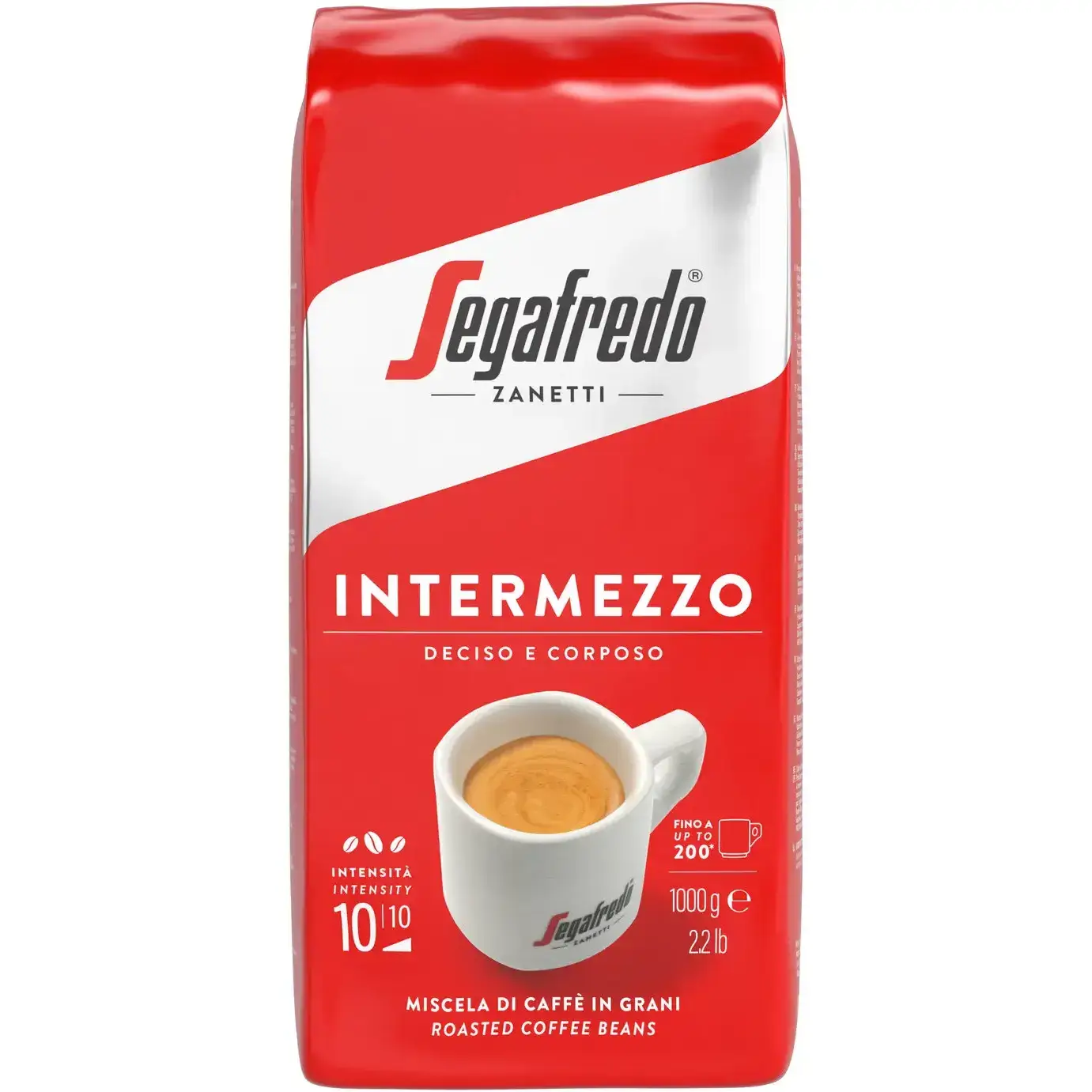 دانه قهوه سگافردو اینترمتزو قهوه کلاسیک ایتالیایی با بادی سنگین 1 کیلو گرم Segafredo Intermezzo Coffee Beans 1 قیمت و خرید:دانه قهوه سگافردو اینترمتزو قهوه کلاسیک ایتالیایی با بادی سنگین 1 کیلو گرم Segafredo Intermezzo Coffee Beans