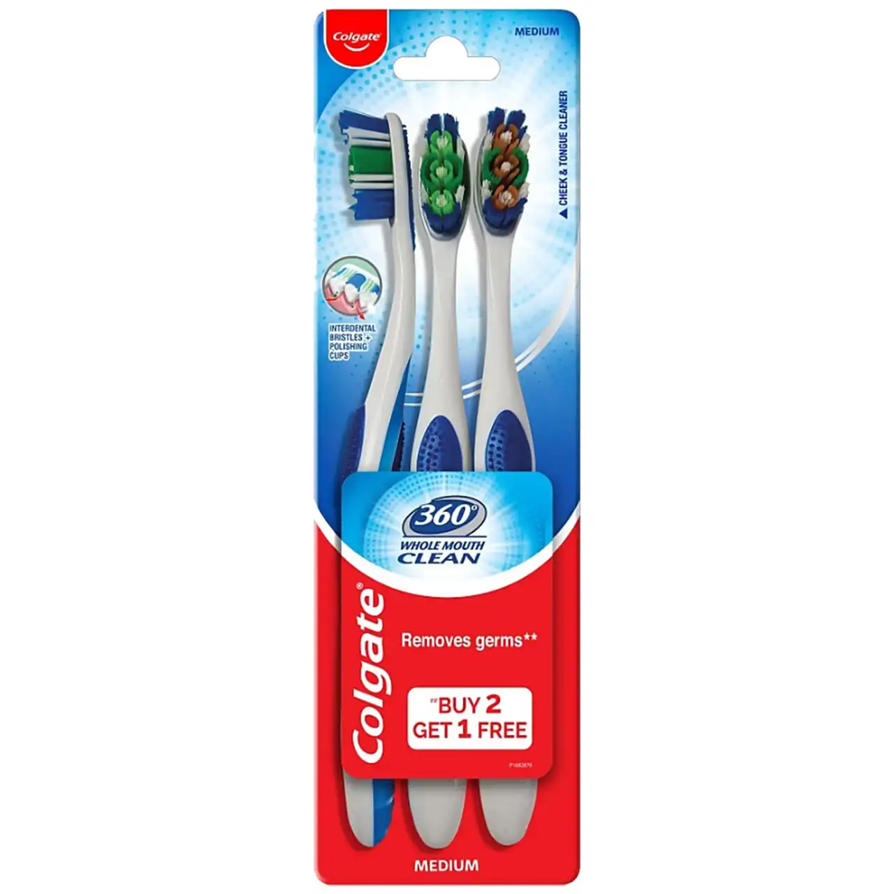 مسواک کلگیت 3 عددی مدل کلین 360 درجه Colgate 360 Whole Mouth Clean Toothbrush 1 خرید مسواک کلگیت 3 عددی مدل کلین 360 درجه Colgate 360 Whole Mouth Clean Toothbrush