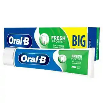 خمیر دندان محافظت از دندان اورال-بی فرش پروتکت حجم 100 میل Oral-B fresh protect cool mint 1 خرید خمیر دندان محافظت از دندان اورال-بی فرش پروتکت حجم 100 میل Oral-B fresh protect cool mint