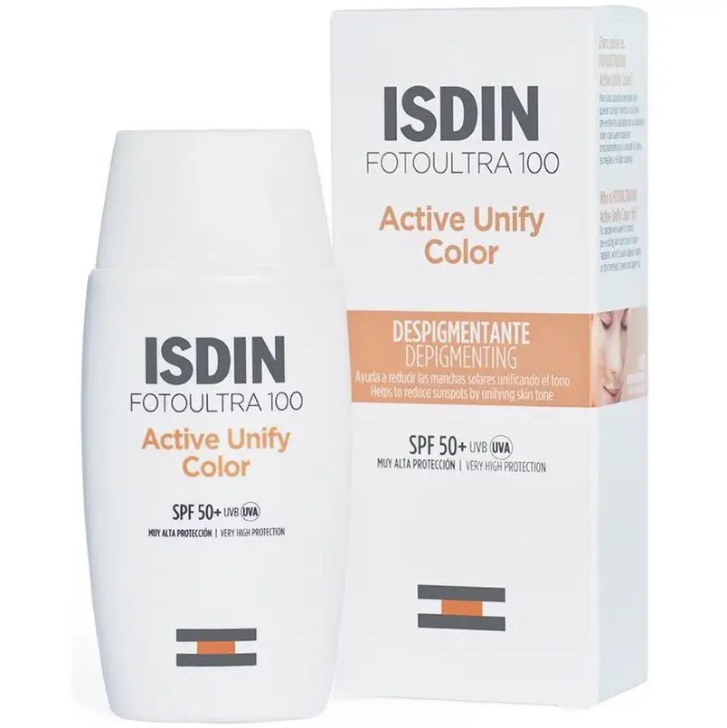 کرم ضد آفتاب و ضد لک رنگی اکتیو یونیفای ایزدین مناسب انواع پوست 50 میل Isdin FotoUltra 100 Active Unify Color Depigmentant SPF50 1 خرید کرم ضد آفتاب و ضد لک رنگی اکتیو یونیفای ایزدین مناسب انواع پوست 50 میل Isdin FotoUltra 100 Active Unify Color Depigmentant SPF50