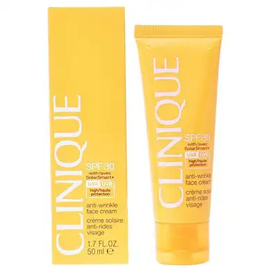 کرم ضد آفتاب ضد چروک فاقد چربی کلینیک 50 میل Clinique Sun Anti-Wrinkle Face Cream SPF30 Oil-Free 1 خرید کرم ضد آفتاب ضد چروک فاقد چربی کلینیک 30 میل Clinique Sun Anti-Wrinkle Face Cream SPF30 Oil-Free