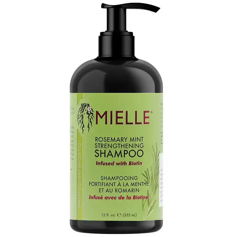 شامپو ارگانیک تقویت کننده مو با رزماری و نعناع میله 355 میل Mielle Organics Rosemary Mint Strengthening Shampoo 1 خرید شامپو ارگانیک تقویت کننده مو با رزماری و نعناع میله 355 میل Mielle Organics Rosemary Mint Strengthening Shampoo