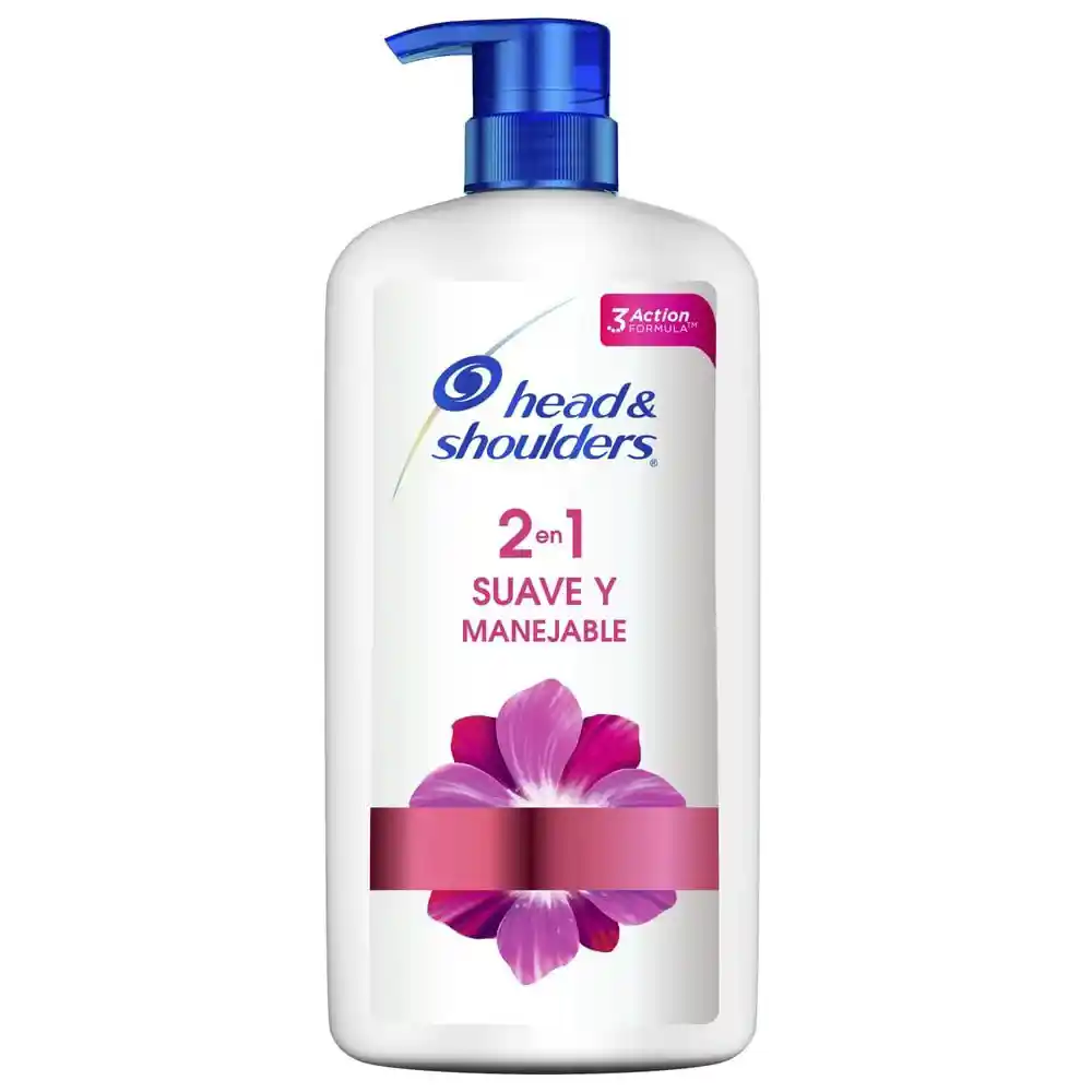 شامپو ۲ در ۱ ضد شوره و ضد وز هد اند شولدرز 1 لیتری Head & Shoulders Shampoo 2 en 1 Suave y Manejable 1 خرید شامپو ۲ در ۱ ضد شوره و ضد وز هد اند شولدرز ا لیتری Head & Shoulders Shampoo 2 en 1 Suave y Manejable