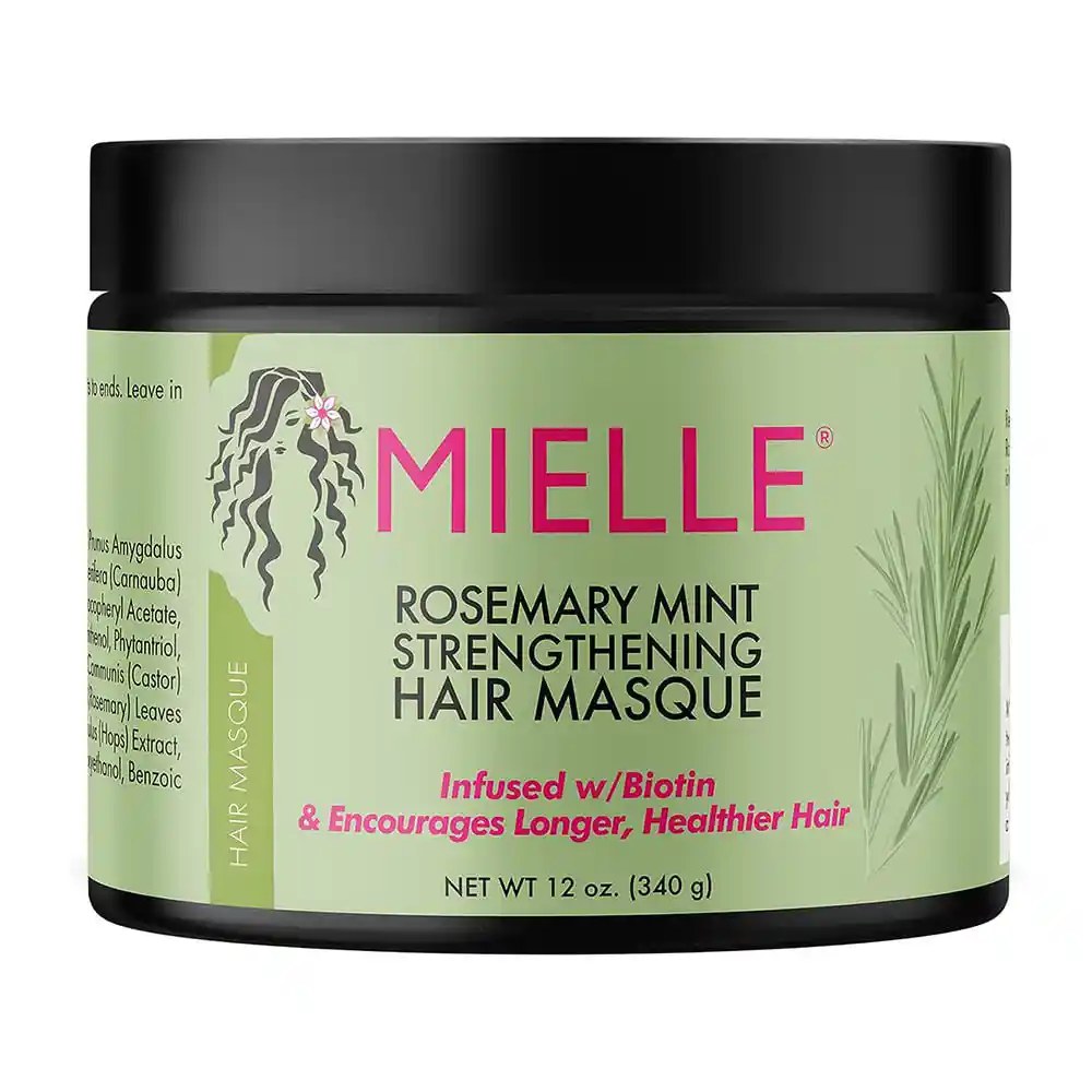ماسک مو تقویت کننده حاوی رزماری و نعناع میله 340 گرمی Mielle Organics Rosemary Mint Masque 1 خرید ماسک مو تقویت کننده حاوی رزماری و نعناع میله 340 گرمی Mielle Organics Rosemary Mint Masque